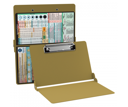 WhiteCoat Clipboard® - Tactical Brown Nursing Edition
